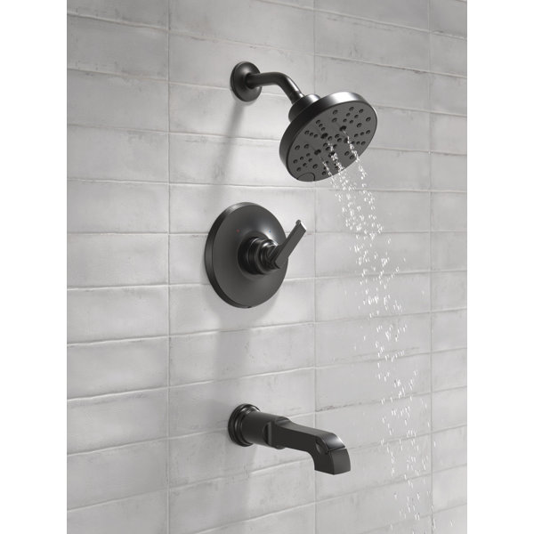 Delta Tetra Bathtub Faucet Trim Kit, Bathtub Faucet Set, Shower Head and Handle Set, Bathtub Kit